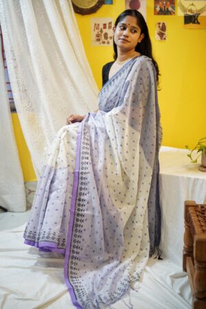 Charukeshi | Block Printed Sharee