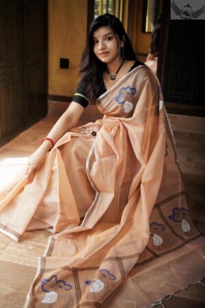 Sondhikhon | Block Printed Sharee